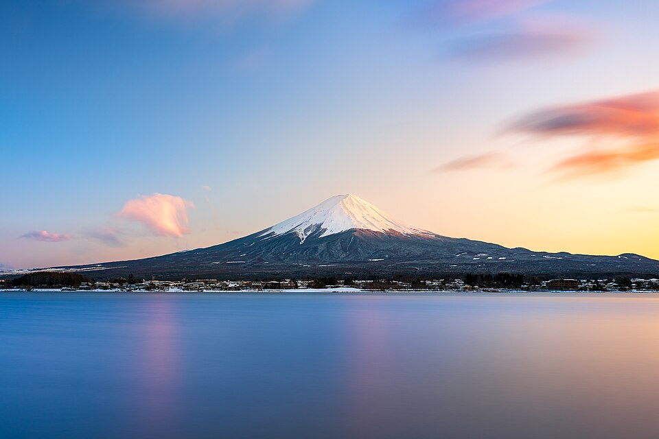 Mount Fuji at sunset
